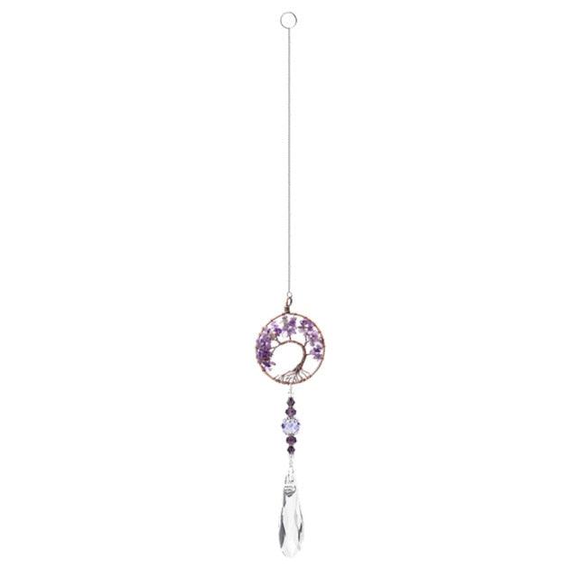 Chandelier Crystals Ball Prism Pendant Maker Sun Catcher Crystal Rainbow Maker Drops Hang for Window Home Decor Car Charms Hanging Wind Chimes Hanging Ornament Garden Decor | STWC84778WSFCV | Wiccan Center