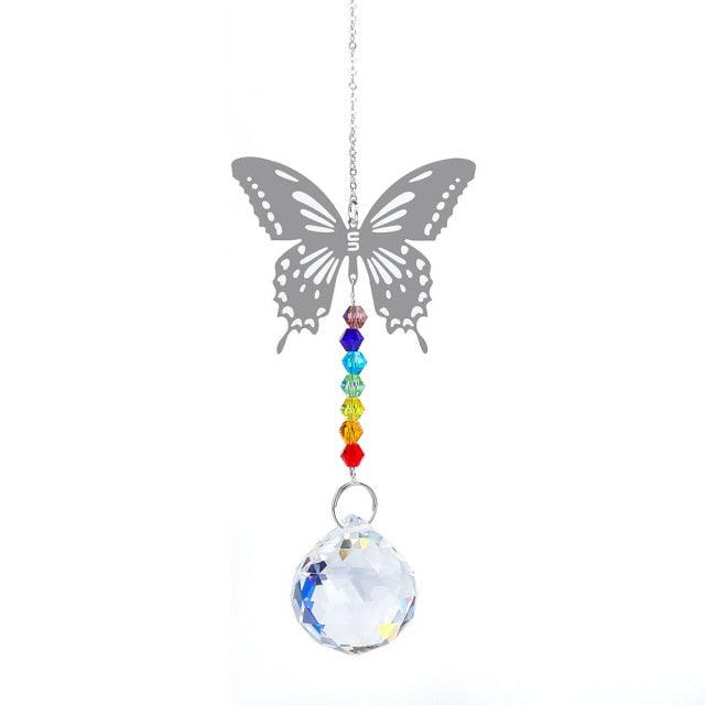 Chandelier Crystals Ball Prism Pendant Maker Sun Catcher Crystal Rainbow Maker Drops Hang for Window Home Decor Car Charms Hanging Wind Chimes Hanging Ornament Garden Decor | STWC84778WSFCV | Wiccan Center