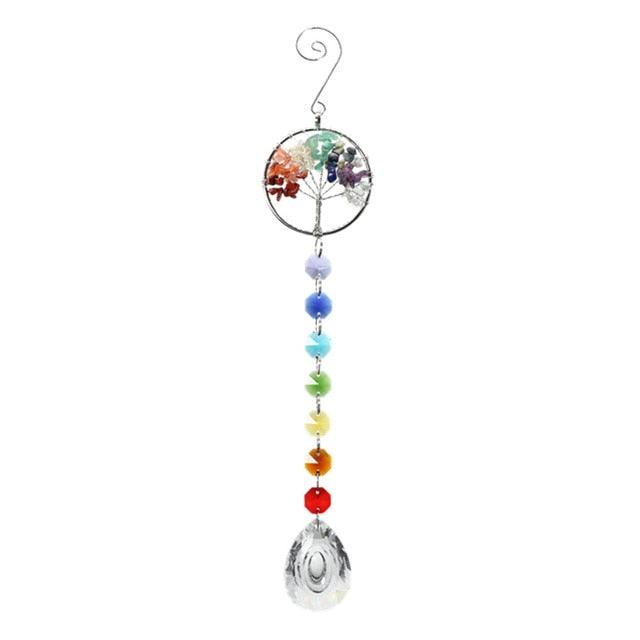 Chandelier Crystals Ball Prism Pendant Maker Sun Catcher Crystal Rainbow Maker Drops Hang for Window Home Decor Car Charms Hanging Wind Chimes Hanging Ornament Garden Decor | STWC84778WSFCV | Wiccan Center