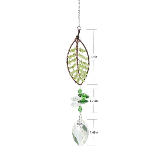 Chandelier Crystals Ball Prism Pendant Maker Sun Catcher Crystal Rainbow Maker Drops Hang for Window Home Decor Car Charms Hanging Wind Chimes Hanging Ornament Garden Decor | STWC84778WSFCV | Wiccan Center