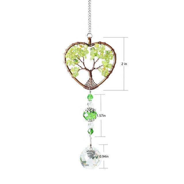 Chandelier Crystals Ball Prism Pendant Maker Sun Catcher Crystal Rainbow Maker Drops Hang for Window Home Decor Car Charms Hanging Wind Chimes Hanging Ornament Garden Decor | STWC84778WSFCV | Wiccan Center