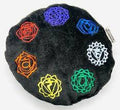 Chakra Cushion - Black Velvet | Accessories | Wiccan Center