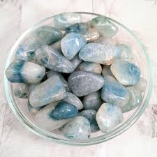 Chrysocolla in Quartz Tumbled | Tumbled Gemstone | Wiccan Center