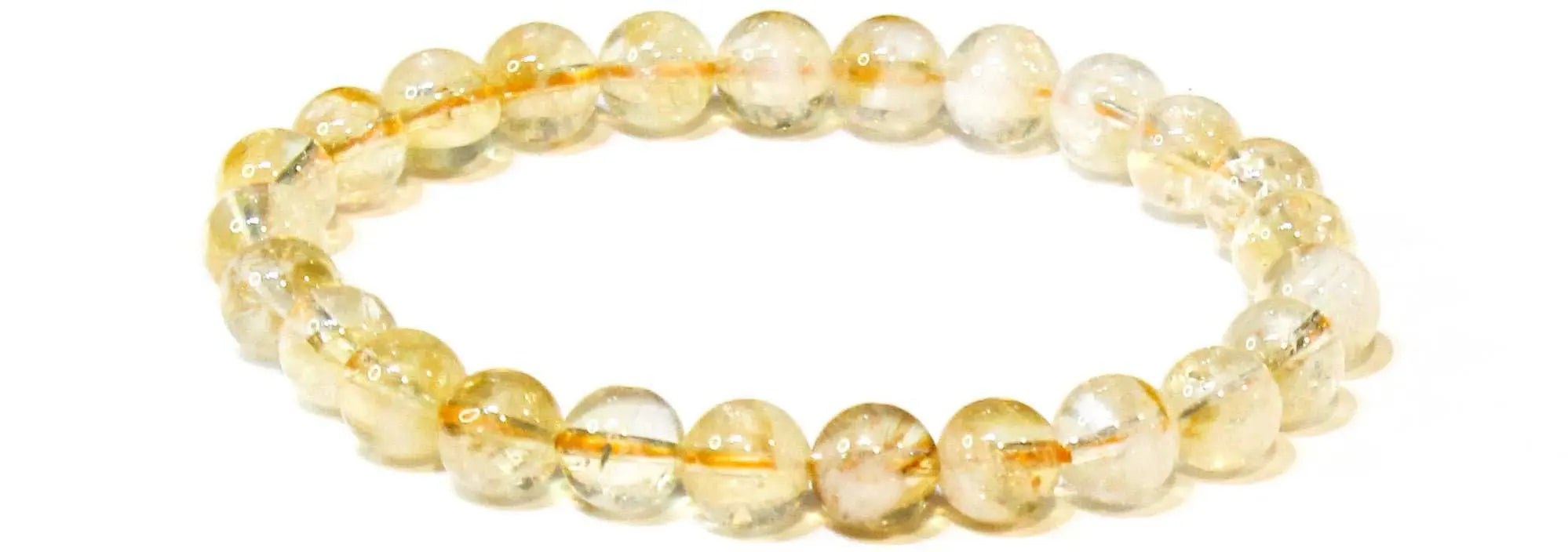 Citrine Round Bead Bracelet - Sacred Creation | Bracelets | Wiccan Center