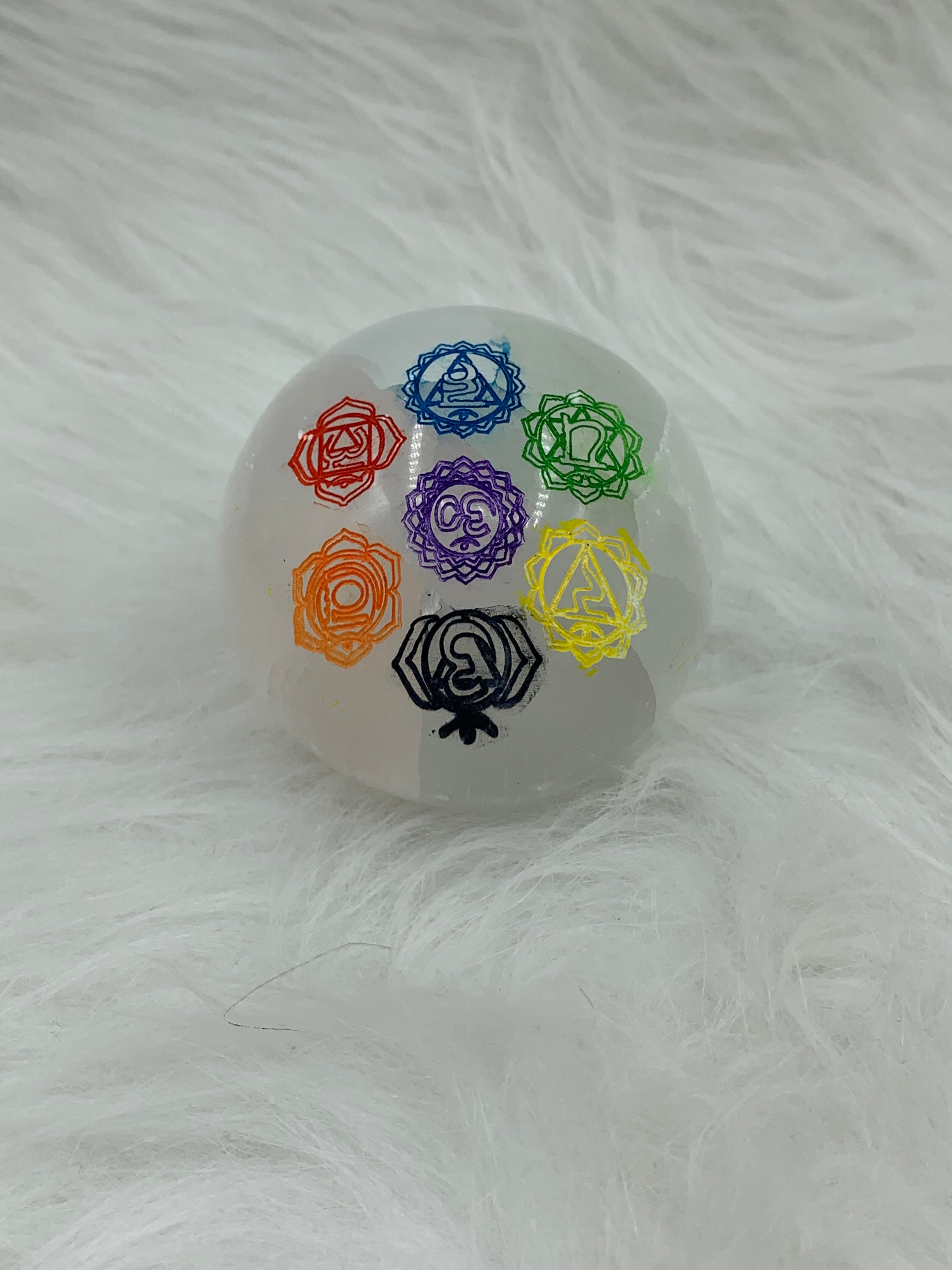 Selenite Sphere - Chakra | Sphere | Wiccan Center