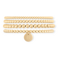 classic initial juno bracelet four stack (3+4+4+5mm) | | Wiccan Center