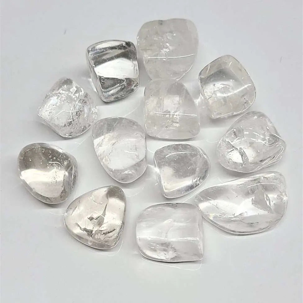 Clear Quartz Tumbled Pebbles | Tumbled Stones | Wiccan Center