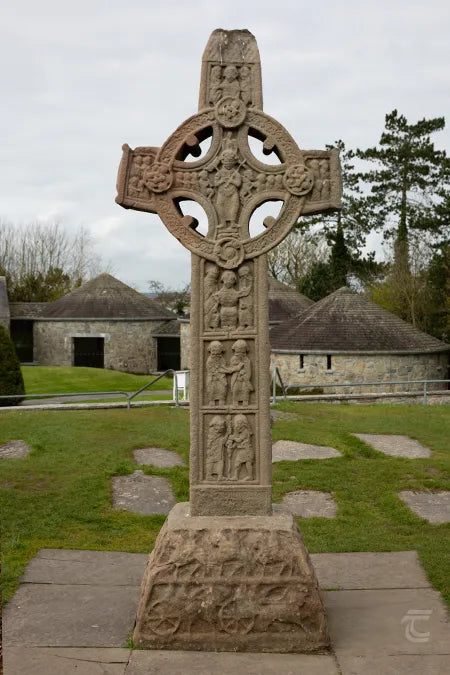 Artisan Irish Clonmacnoise Cross Necklace - Made in Ireland | Pendant | Wiccan Center