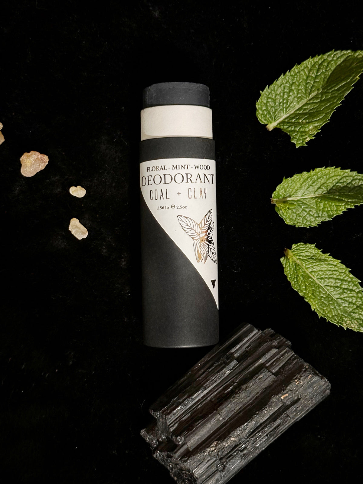 Deodorant - Coal and Clay (Floral + Mint + Wood) | Deodorant | Wiccan Center