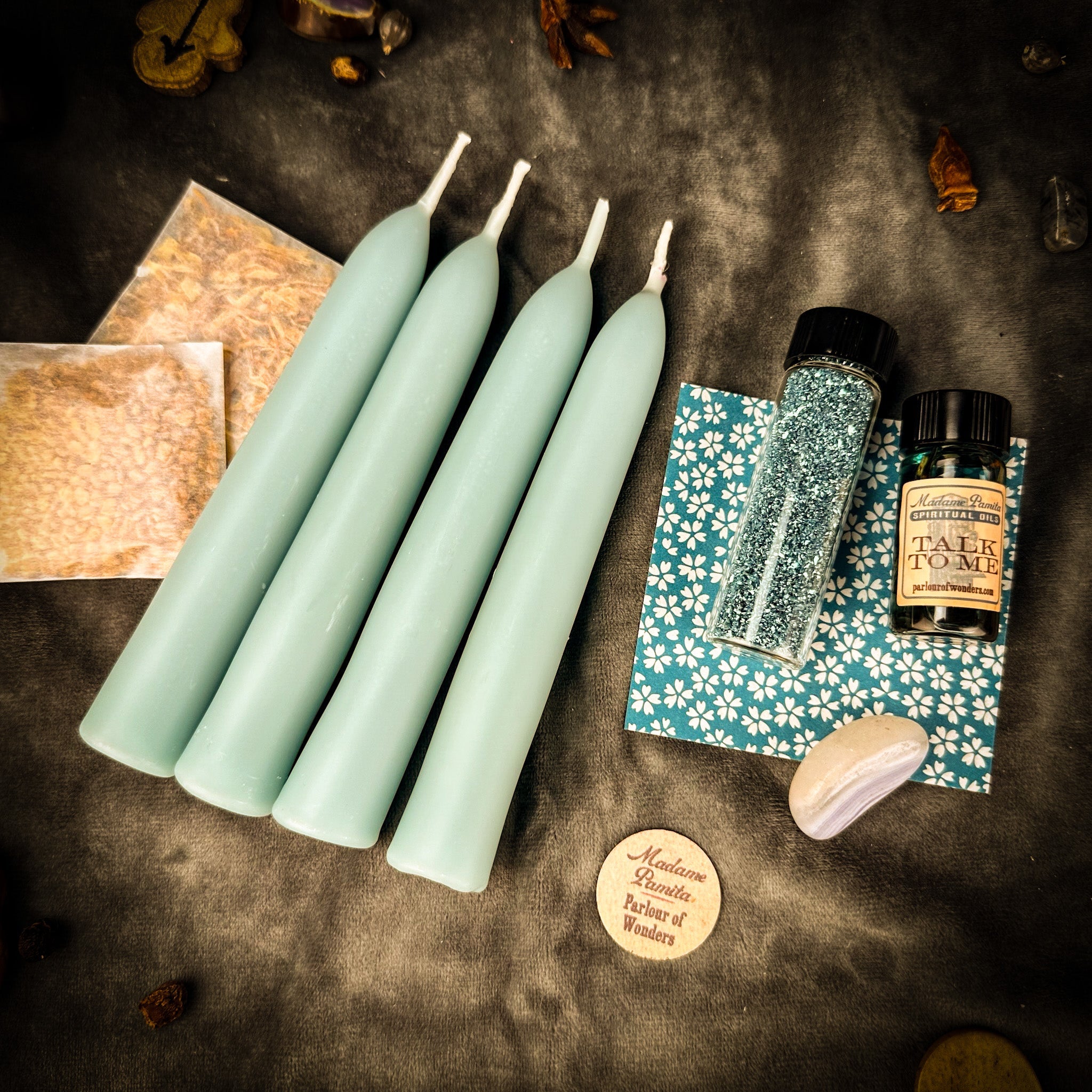 Communication Candle Spell Booster Pack - Add Talk to Me Power to Any Candle Spell Kit | Candle Spell Booster Pack | Wiccan Center