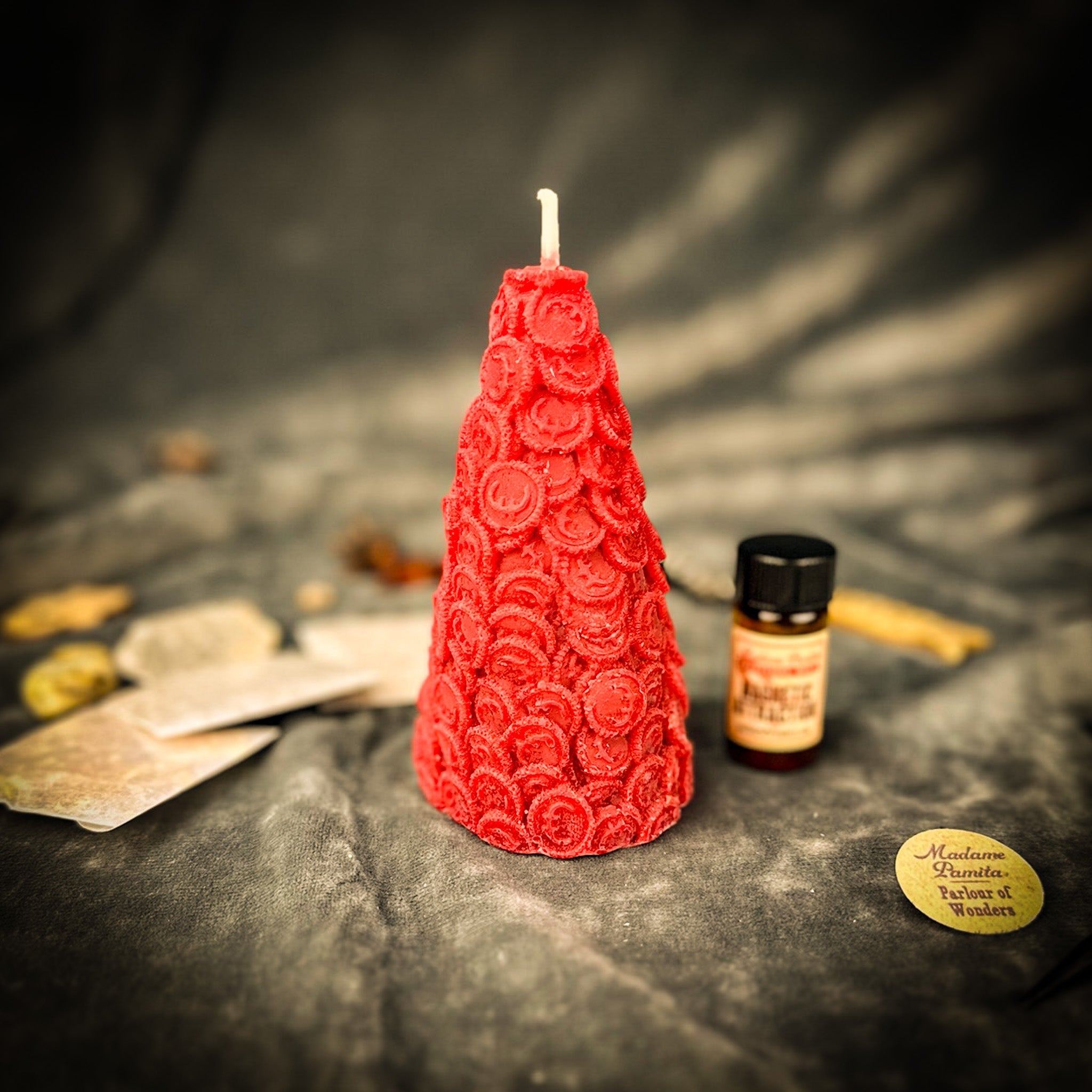 Cone of Coins Candle Spell Kit - Money Attraction & Prosperity Magic | Candle Spell Kit | Wiccan Center