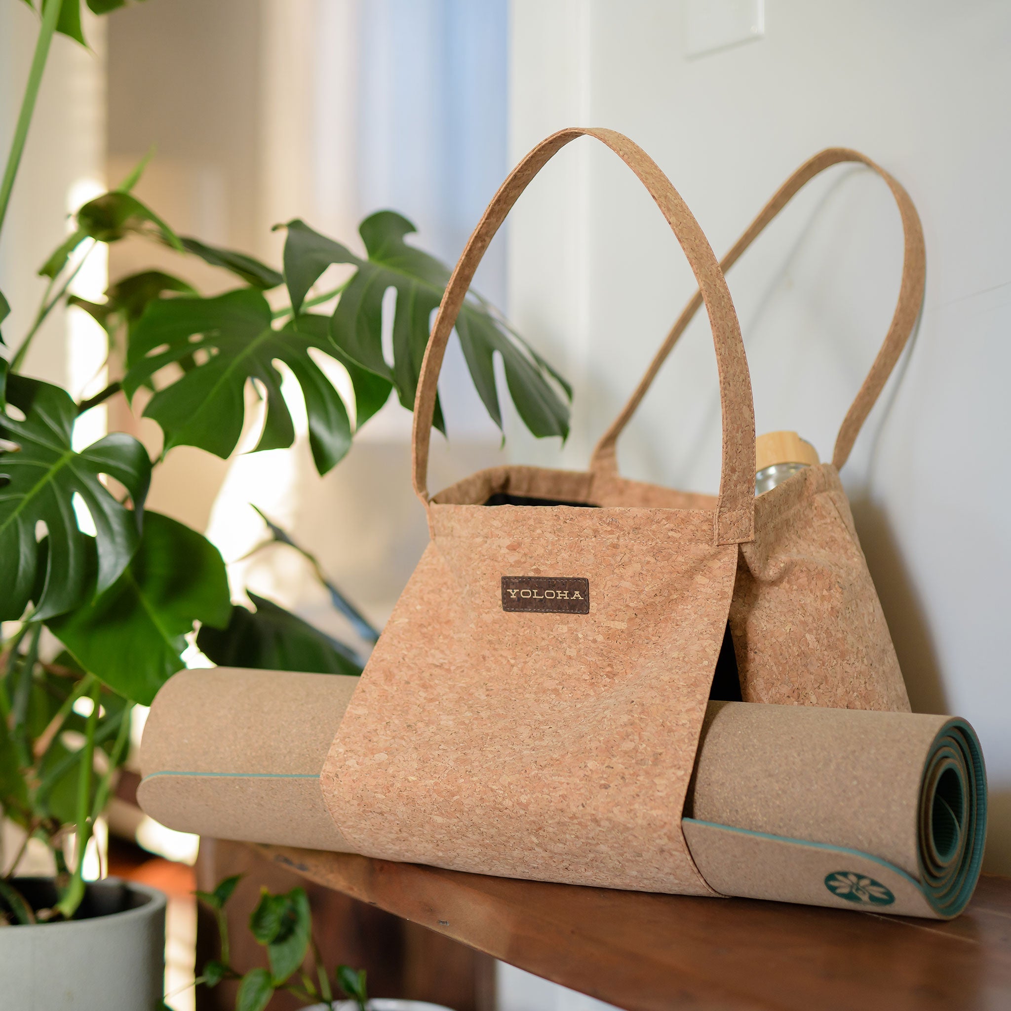 Cork Tote Bag | Yoga Mat Bags & Straps | Wiccan Center