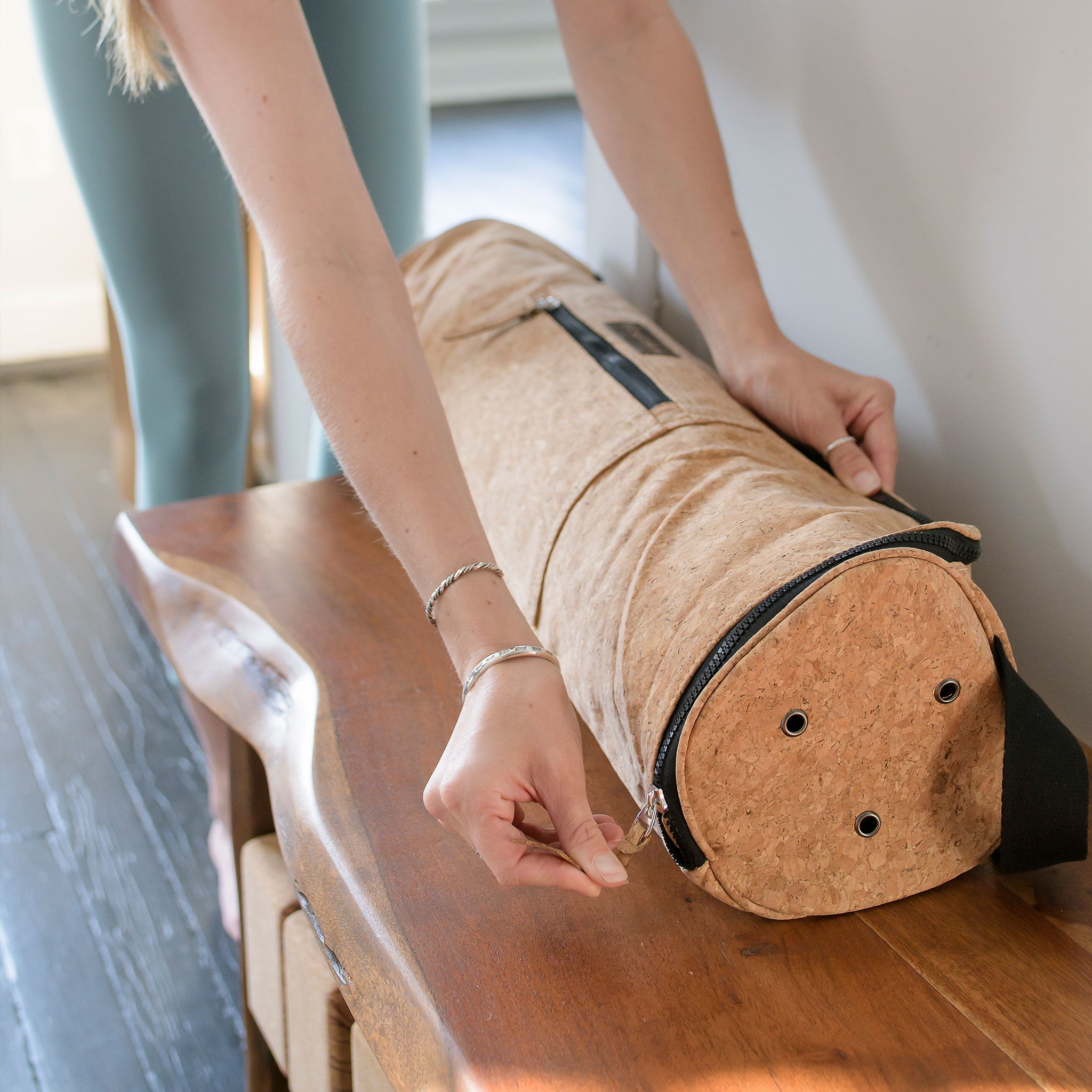 Cork Yoga Mat Carrier | Yoga Mat Bags & Straps | Wiccan Center