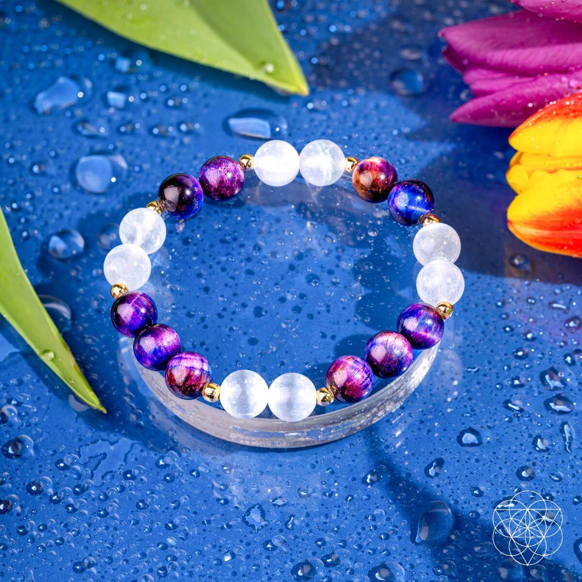 Cosmic Energy Amplifier - Galaxy Tiger’s Eye Bracelet | Bracelet | Wiccan Center
