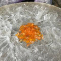 Orange Crackle Quartz Chips 2oz | Chips | Wiccan Center