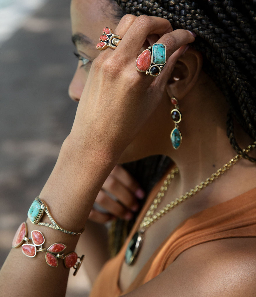 Credence Genuine Turquoise Cuff Bracelet | Bracelets | Wiccan Center