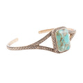 Credence Genuine Turquoise Cuff Bracelet | Bracelets | Wiccan Center