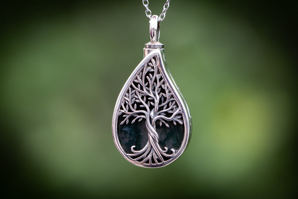 Tree of Life Always in My Heart Moss Agate