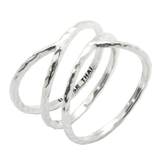 Criss Cross Sterling Silver Ring | Rings | Wiccan Center