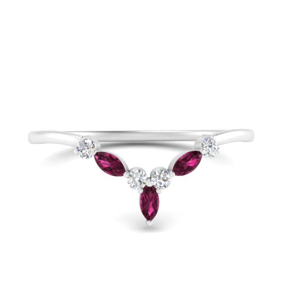 Crown Marquise And Round Band
