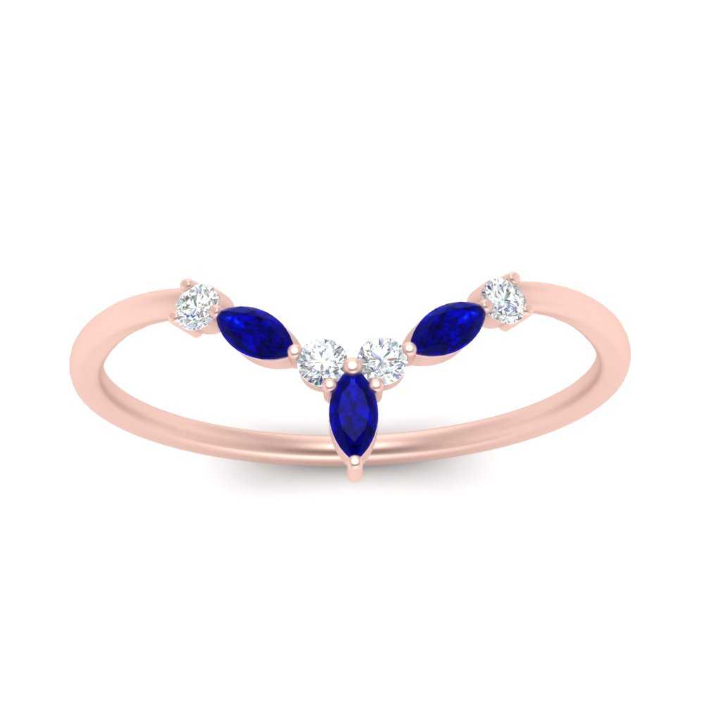 Crown Marquise And Round Band