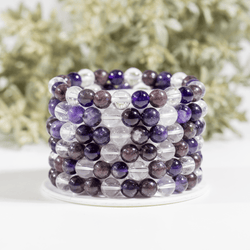 CROWN Chakra Crystal Bracelet | Bracelets | Wiccan Center