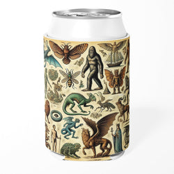 Cryptids and Mythological Creatures Can Cooler | Koozie | Wiccan Center