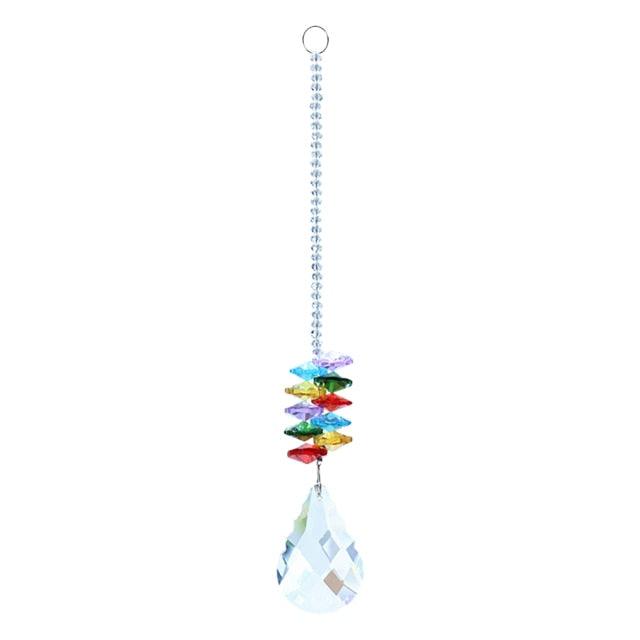 Crystal Garden Sun-catcher Hanging Crystals Prisms Ornament For Window Glass Chandelier Solar Hummingbird Owl Wind Chimes Rainbow Chaser Garden Hanging Curtain Pendant Home Decor Gift Boxed Sun Catcher Gift Idea For Mom Friends Grandma Hummingbird | STDEHDE4532N | Wiccan Center