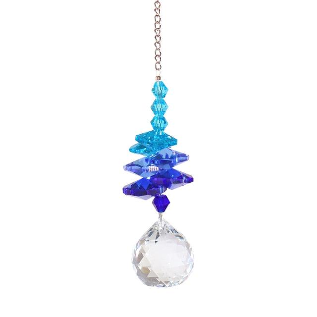 Crystal Garden Sun-catcher Hanging Crystals Prisms Ornament For Window Glass Chandelier Solar Hummingbird Owl Wind Chimes Rainbow Chaser Garden Hanging Curtain Pendant Home Decor Gift Boxed Sun Catcher Gift Idea For Mom Friends Grandma Hummingbird | STDEHDE4532N | Wiccan Center