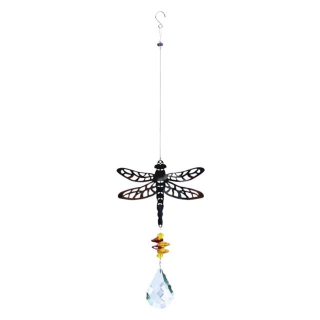 Crystal Garden Sun-catcher Hanging Crystals Prisms Ornament For Window Glass Chandelier Solar Hummingbird Owl Wind Chimes Rainbow Chaser Garden Hanging Curtain Pendant Home Decor Gift Boxed Sun Catcher Gift Idea For Mom Friends Grandma Hummingbird | STDEHDE4532N | Wiccan Center