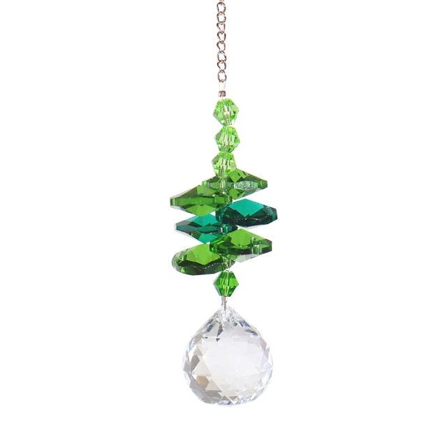 Crystal Garden Sun-catcher Hanging Crystals Prisms Ornament For Window Glass Chandelier Solar Hummingbird Owl Wind Chimes Rainbow Chaser Garden Hanging Curtain Pendant Home Decor Gift Boxed Sun Catcher Gift Idea For Mom Friends Grandma Hummingbird | STDEHDE4532N | Wiccan Center