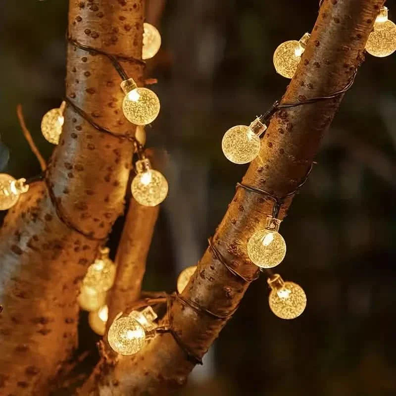 Crystal Globe Solar String Lights | String & Fairy Lights | Wiccan Center