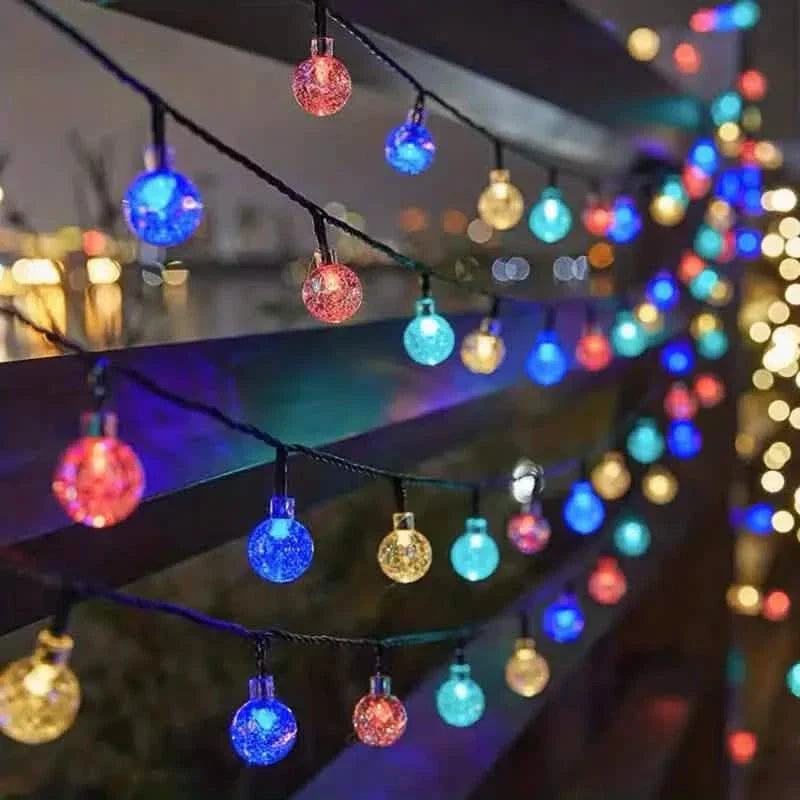 Crystal Globe Solar String Lights | String & Fairy Lights | Wiccan Center