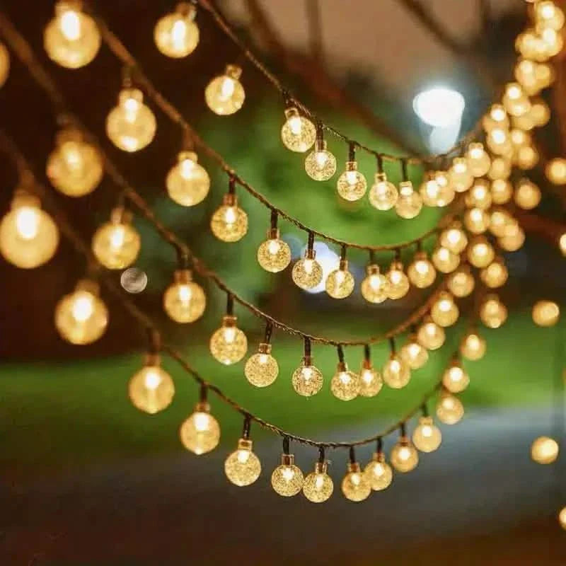 Crystal Globe Solar String Lights | String & Fairy Lights | Wiccan Center