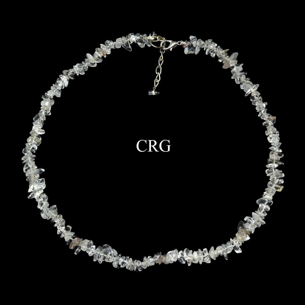 Crystal Quartz Strand Chip Choker Necklace (16 Inches) (4 Pieces)