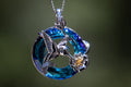 Crystal Hummingbird Circle Keepsake Urn