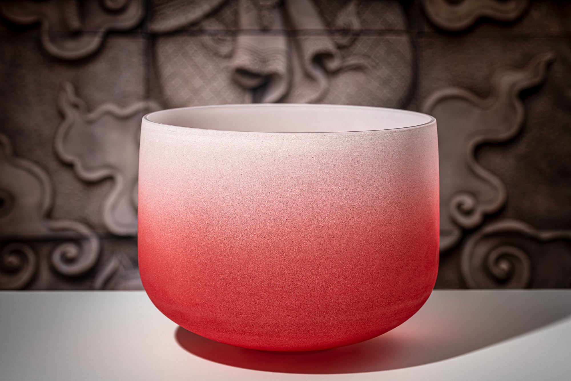 7 Chakra Color Quartz Crystal Singing Bowl Set (8"-14") | 440 Hz Color-Frosted Crystal Singing Bowl Set | Wiccan Center