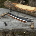 Curved Draw Knife (Push/Pull Shave), 25.5 cm (10 inch) Cutting Edge | Tool Sets | Wiccan Center