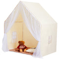 Kids Play Tent, Kids Tent for Kids 1-5 Years Old, Toddler Tent with Mat and Tent Lamp, Tent for Kids with Windows for Indoor and Outdoor, Yurt Tent for Boys and Girls, Beige | Toys & Games | Wiccan Center