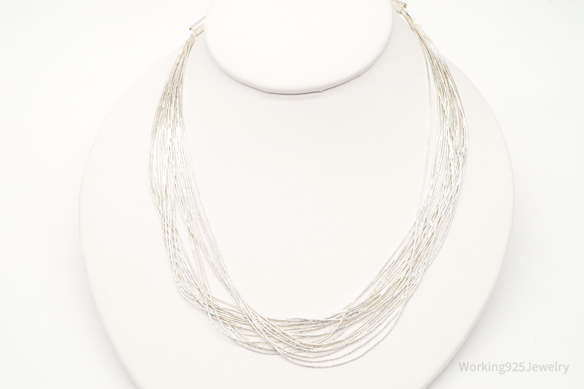Vintage Native American Sterling Silver Bead Necklace | Jewelry > Necklaces | Wiccan Center