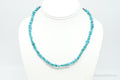 Vintage Native American Shop QT Turquoise Sterling Silver Bead Necklace | Jewelry > Necklaces > Pendants | Wiccan Center