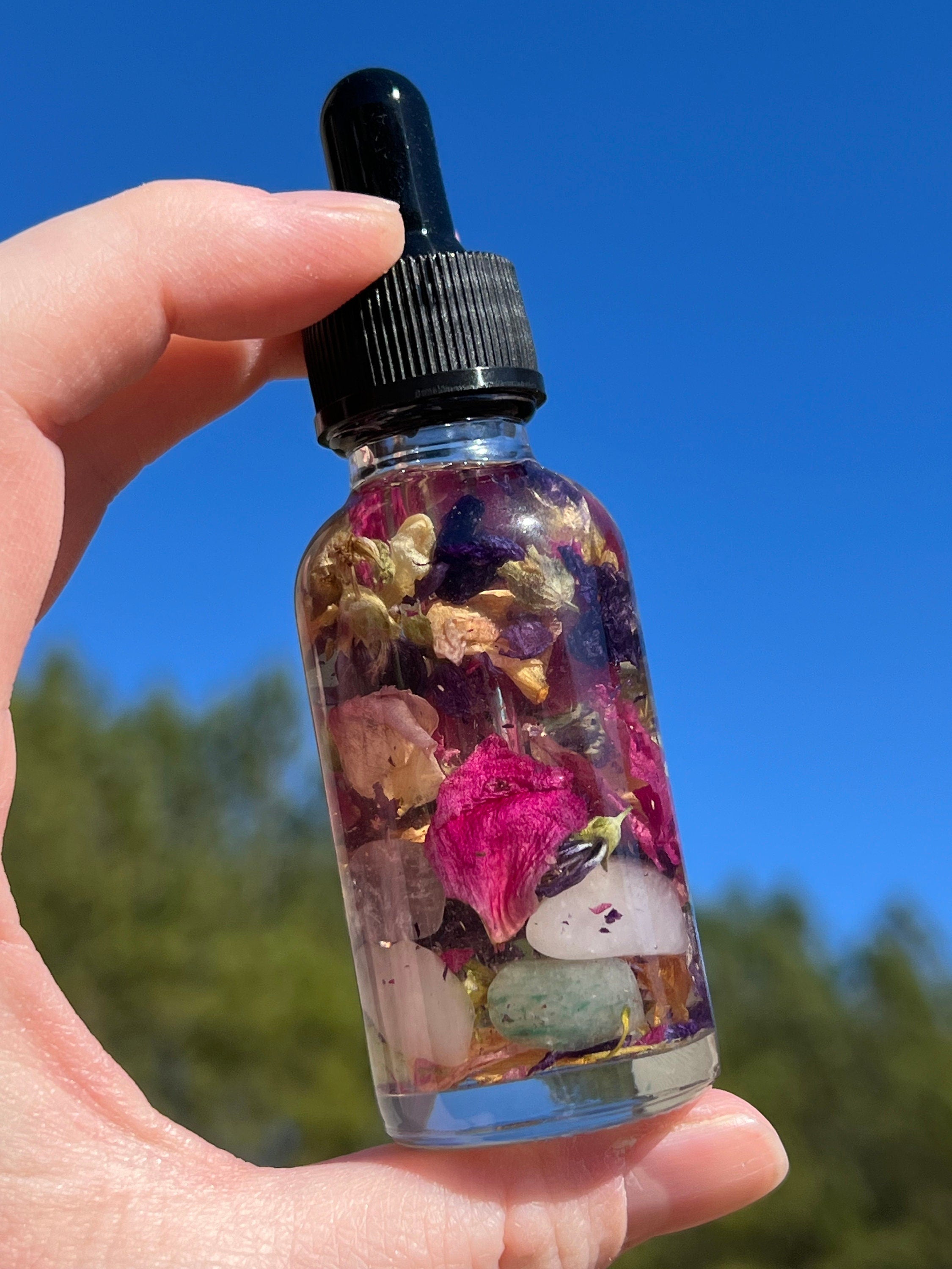 Ostara Ritual Oil | Spring Equinox Offering Body Perfume Sabbat Witchcraft Altar Crystal Infused Spell Magic Intention Devotional Pagan Gift | | Wiccan Center