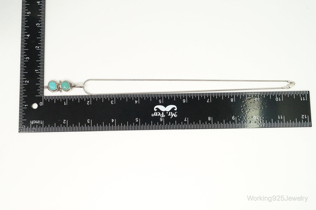 VTG Native American JS Turquoise Sterling Silver Necklace | Jewelry > Necklaces > Pendants | Wiccan Center