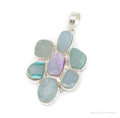 Vintage Large Druzy Quartz Sterling Silver Necklace Pendant | Jewelry > Necklaces > Pendants | Wiccan Center