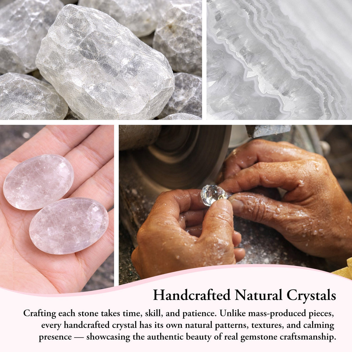 One Day at a Time Pocket Crystal Stone | Crystal Stone | Wiccan Center
