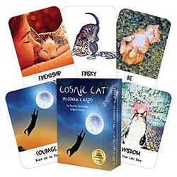 Cosmic Cat Wisdom Cards by Barb Horn and Randy Crutcher | Sacred Book Store | Wiccan Center