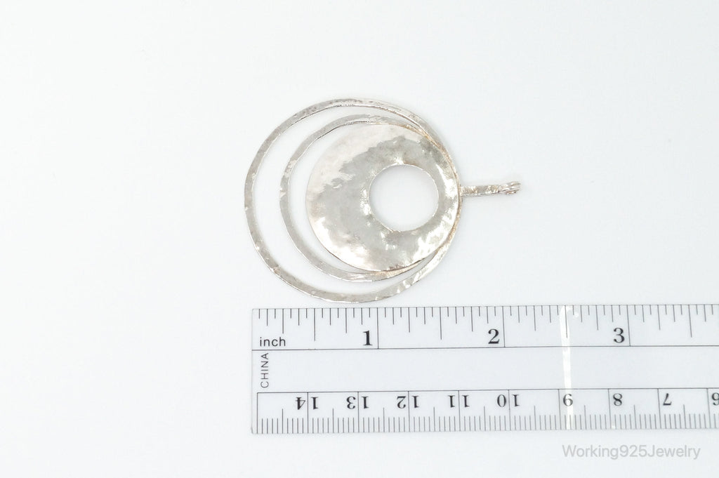 Retired Silpada Hammered Rings Sterling Silver Necklace Pendant | Jewelry > Necklaces > Pendants | Wiccan Center