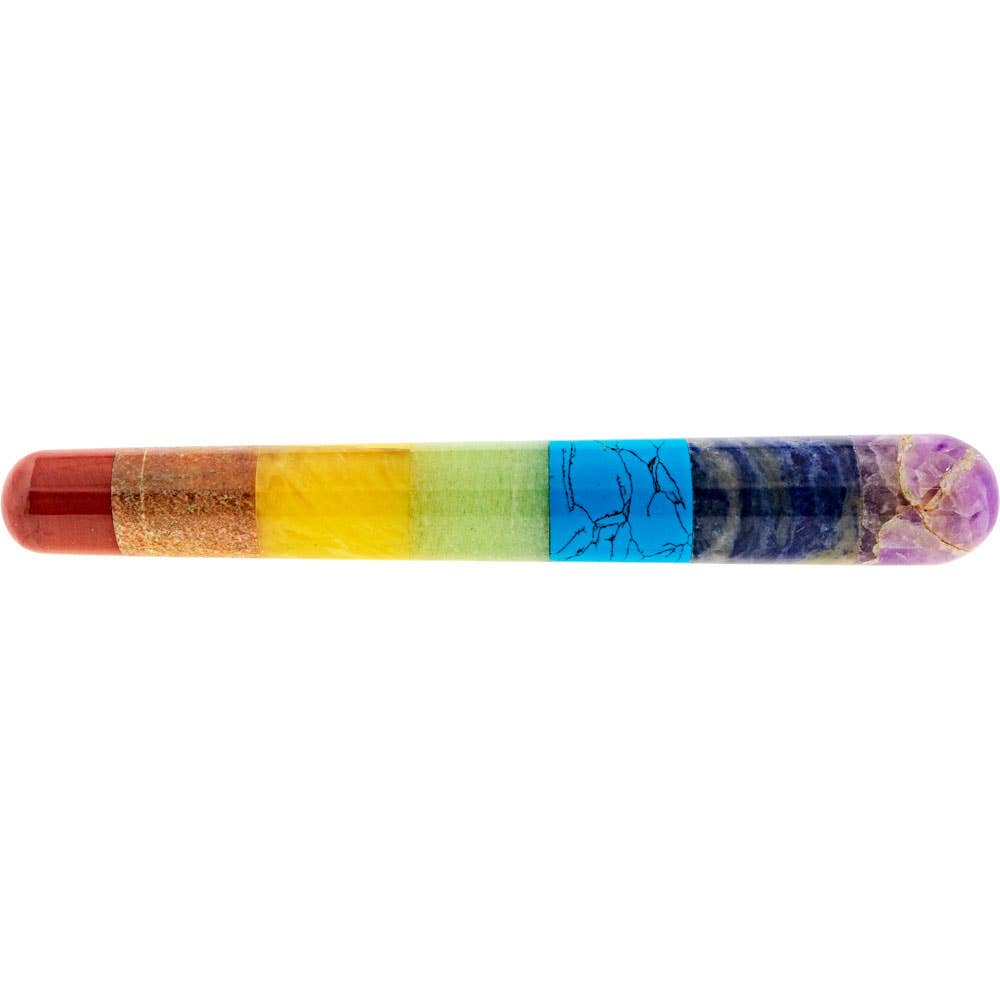 Gemstone Smooth Massage Wand - Chakras (Each)
