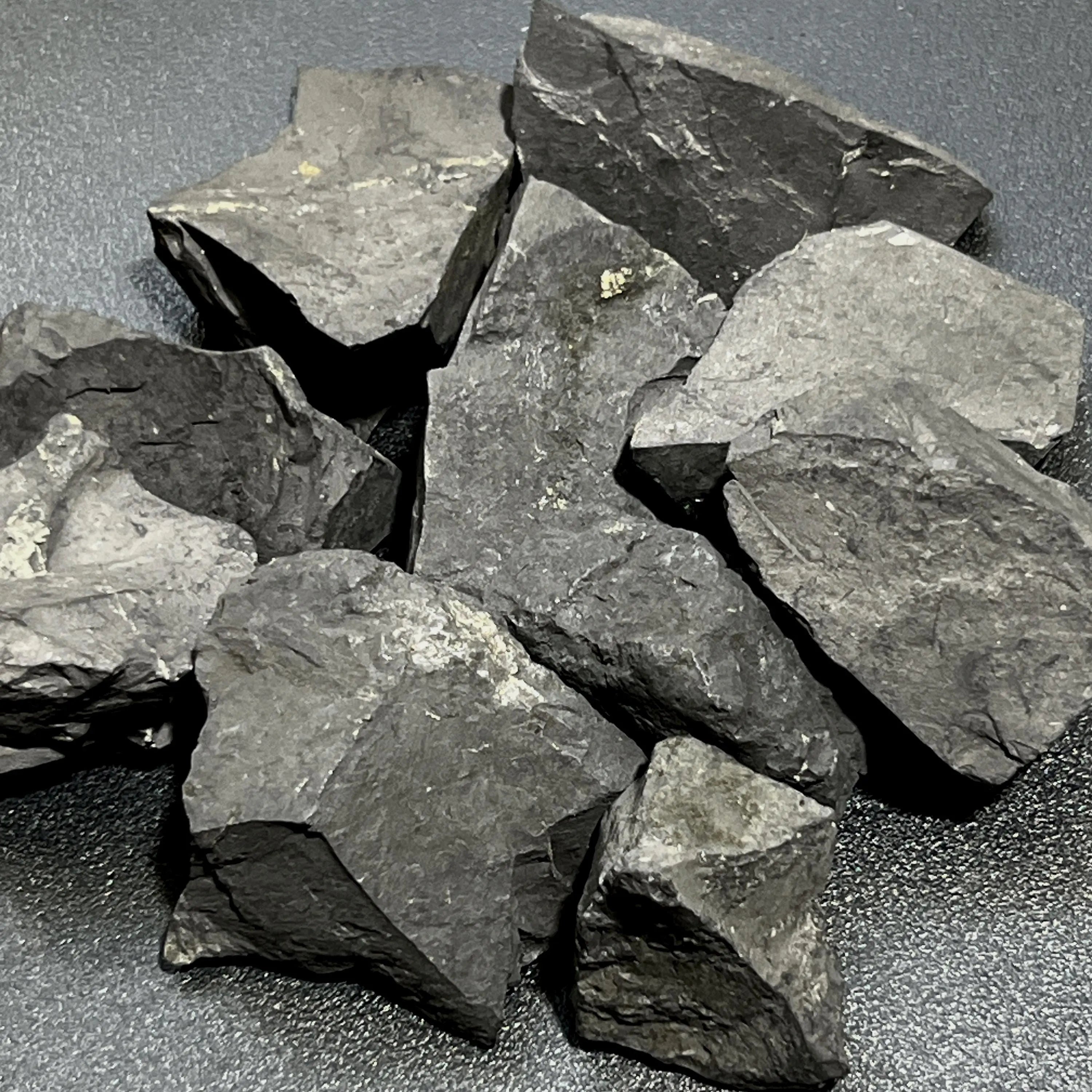 Black Shungite Type-2 Rough Raw Stones (By The Piece or Pound) Wholesale | Home & Living > Home Decor > Home Accents > Rocks & Geodes | Wiccan Center