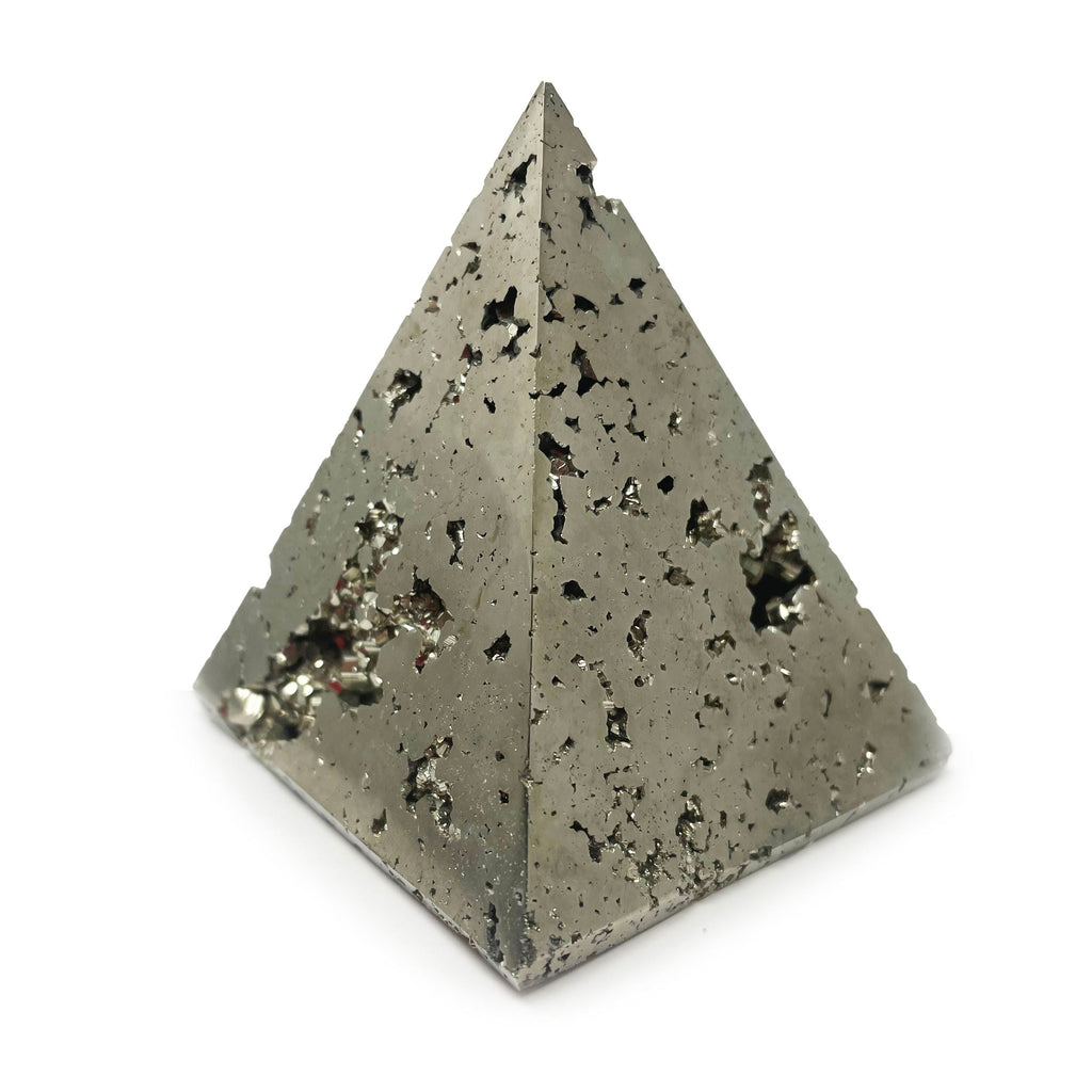 Peruvian Pyrite Pyramid | Crystals & Minerals > Figurines | Wiccan Center